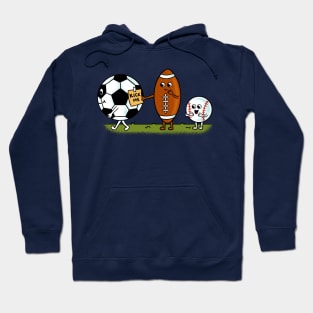 Soccer Kick me Hoodie